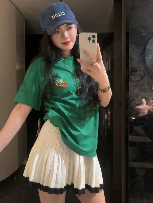 N&K徽标口袋圆领宽松短袖（DM6426）（蕾姐穿S） 商品图7