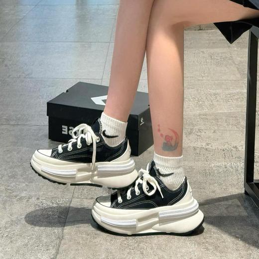 【云粉节】【8折】7楼CONVERSE匡威 黑色夹心饼干增高鞋A11489C 吊牌价699惊爆价559 商品图1