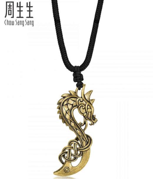 【计价黄金】2楼周生生文化祝福传奇龙须项链（约22g左右）  （价格随每日金价浮动，下单前请咨询客服）） 商品图2