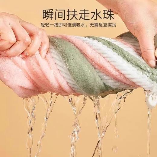 【福利❗️9.9秒🔥双层加厚干发帽】双层加厚珊瑚绒，轻松吸水，让头发自在呼吸！蓬松透气女速干毛巾洗头发秋冬新款包头巾浴帽洗头不用吹风机 商品图4