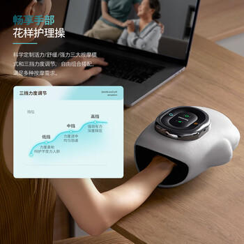 飞利浦（PHILIPS）手部按摩器腱鞘炎按摩仪手指手掌手腕关节妈妈手护腕热敷 送父母男女朋友节日生日母亲节礼物3101A 商品图6