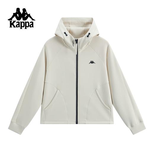 【春上新】【7折】6楼卡帕Kappa女款秋冬新款舒适百搭针织连帽外套K0F82MK45吊牌价799现价559 商品图1