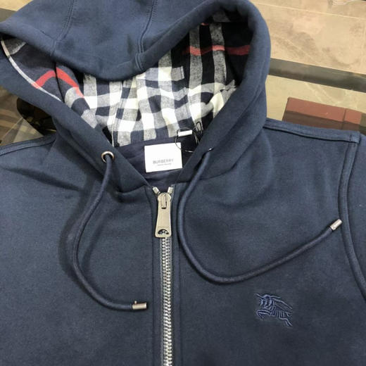 Bur秋冬连帽开衫双层卫衣！暗红 深蓝 黑色和灰色。 自己备注号码颜色。 商品图2