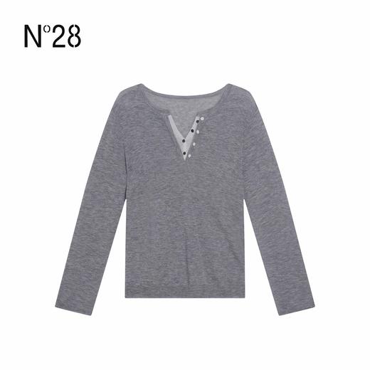 N°28 2025冬季新款设计师时尚女装绵羊毛针织衫895382M107 商品图5