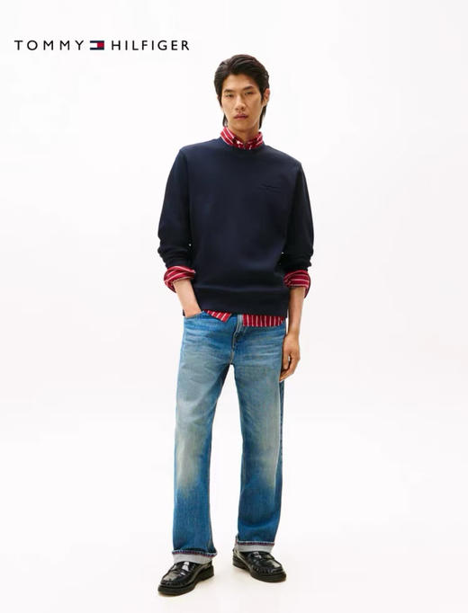 纯原Tommy 25男纯棉圆领卫衣101004 商品图8