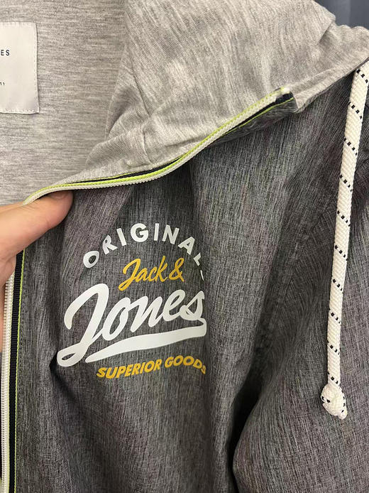 包邮抢~！走丹麦 杰克の千禧风竹节纱运动连帽开衫 商品图3