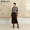 NEELLY纳俪商场同款冬季新款休闲优雅一步裙女通勤百搭中长裙N25102E01049 商品缩略图0