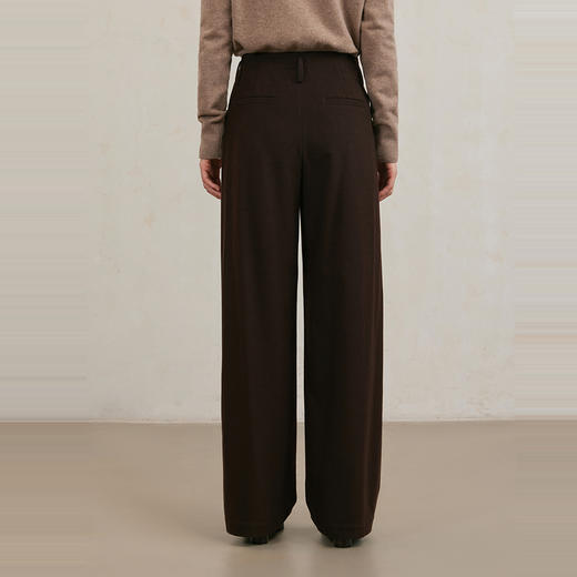 NEELLY纳俪商场同款冬季新款百搭直筒休闲裤女通勤垂感西装长裤N25104H04540 商品图1