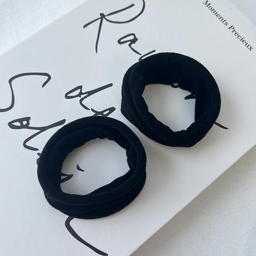 超柔宽版毛巾圈对装皮筋-纪念日百货门店同款163497875 商品图0