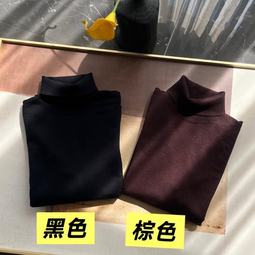 秋冬男士高领纯色针织衫毛衣（蕾姐穿S） 商品图14