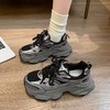 「3色可选！厚底老爹鞋」女春秋季新款厚底增高网面轻便运动休闲鞋 商品缩略图1