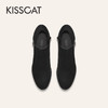 【云粉节】BF楼KISSCAT接吻猫25冬新优雅粗跟靴复古真皮弹力靴瘦瘦靴时装靴女KA65718-12吊牌价1599活动价899 商品缩略图3