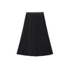 NEELLY纳俪商场同款冬季新款黑色百褶裙女A字垂感半身裙中长款N25104E04538 商品缩略图3