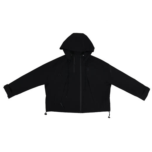 半身缘女装 春季户外运动宽松暗格纹连帽外套夹克261113P01340036 商品图0