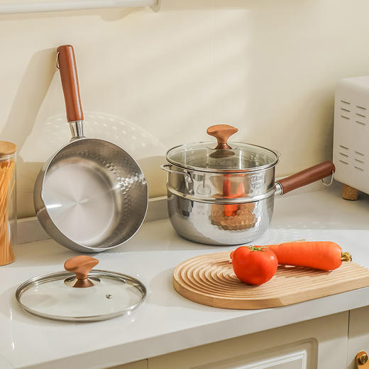 优选丨【易铂】316L五层钢雪平锅 商品图2