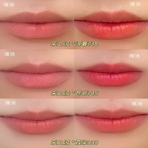 【官方正品】云南白药采之汲南诏花影红花口红3.7g*3支礼盒滋润呵护唇彩三色组合 商品图6