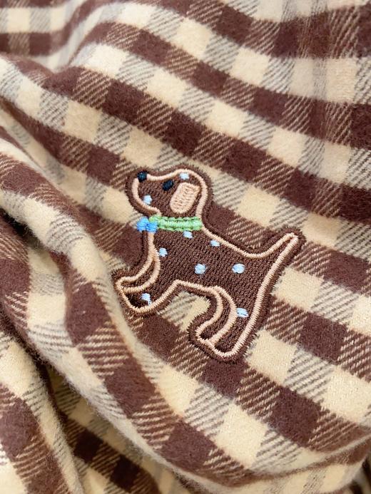 松植屋秋冬情侣款《尘暮》加厚磨毛睡衣套装家居服男女款 商品图3