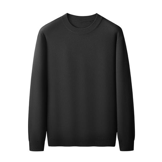 【DX】大依优型大码男装针织毛衣打底衫圆领百搭商务休闲长袖加肥加大码 商品图1