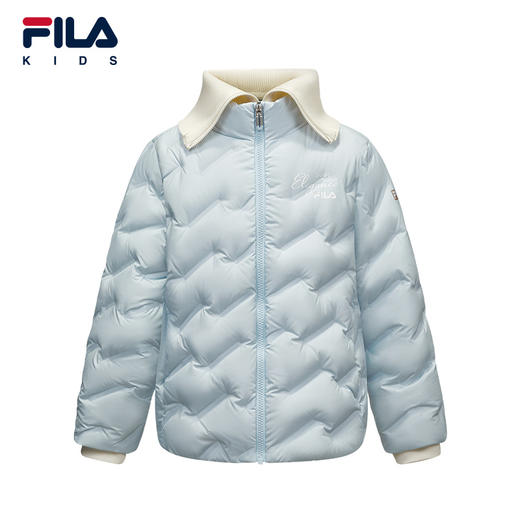 FILA斐乐儿童轻薄羽绒服2025冬季新款女童中大童K12G543901FBU 商品图0