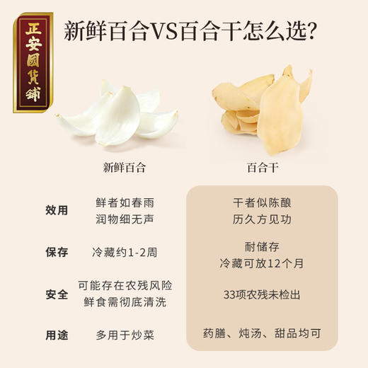 正安 湖南隆回龙牙百合  参考中国药典标准牙瓣大肉厚 优质原材 甘平下火降燥温养口感粉糯清甜 滋润秋冬煲汤食材家庭糖水百合地黄汤 特大片百合150g/罐 商品图6