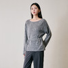 NEELLY纳俪商场同款冬季新款兔毛混纺宽松收腰打底针织衫毛衣女N25104A07720 商品缩略图3
