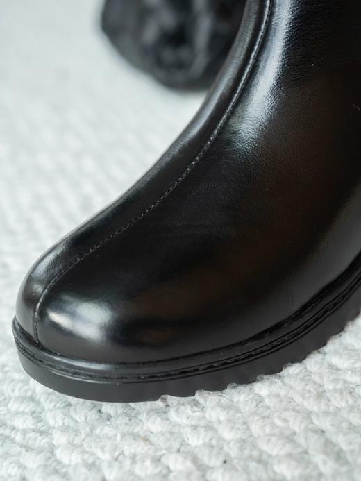 老米优品🎈高端系列。冬日必备保暖牛皮羊毛靴！《内加羊毛！ 保暖牛皮短靴》轻便好穿，复古风高品质~ 商品图6