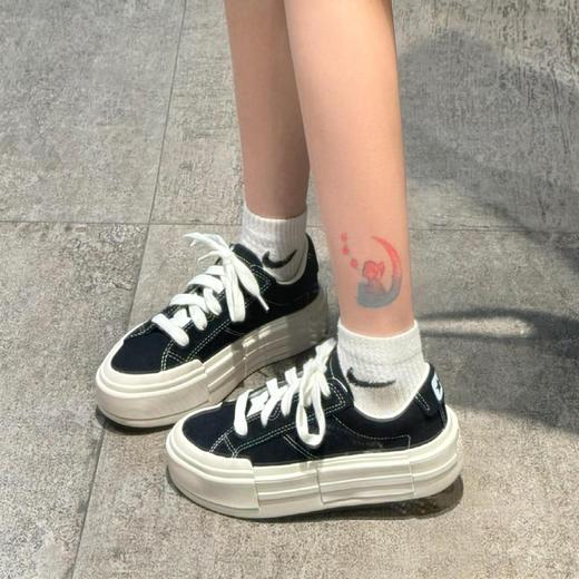 【云粉节】【8.5折】7楼CONVERSE匡威 黑色厚底增高UU鞋A17682C 吊牌价499惊爆价424 商品图0