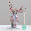 古典水彩艺术玻璃花瓶轻奢高级感法式琉璃水养插鲜花客厅装饰摆件 商品缩略图3