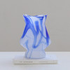 碧轩厂家直销蓝色肌理新中式复古艺术玻璃花瓶氛围感台面鲜花花瓶 商品缩略图5