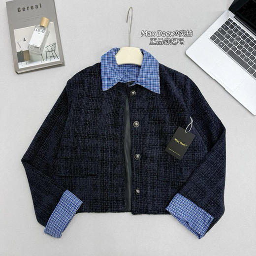 【家居百货】 Max Daex品牌拼接格子粗呢外套！财阀千金衣橱里战袍极的小香 商品图12