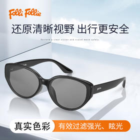 follifollie猫眼太阳镜 墨镜高级防紫外线女款