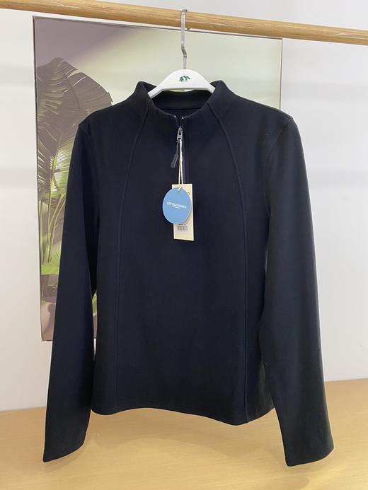 爆款松植屋秋冬女款暖绒瘦瘦衫｜温暖显瘦，一件到位 半拉链小立领外套 商品图5