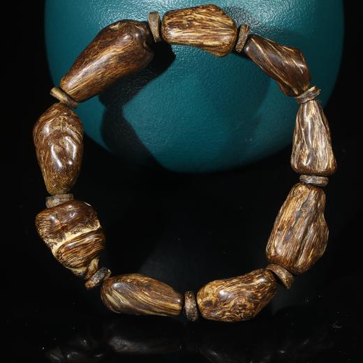 BC.DF10.9-8  加里曼丹沉水(随行)手串 ，单颗13mm左右，20.88g 商品图0