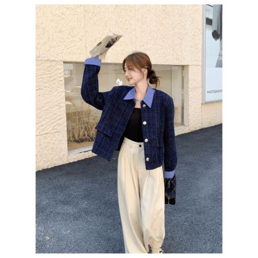 【家居百货】 Max Daex品牌拼接格子粗呢外套！财阀千金衣橱里战袍极的小香 商品图1