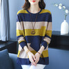 43-3128-158 打底衫女设计感小众高级感拼接撞色毛衣大码上衣2025秋冬季针织衫 商品缩略图2