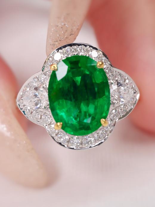 2ct刻面祖母绿戒指 商品图1