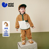 [净电绒]迷你巴拉男女童宝宝套装抗静电毛绒上衣长裤两件套冬 商品缩略图0