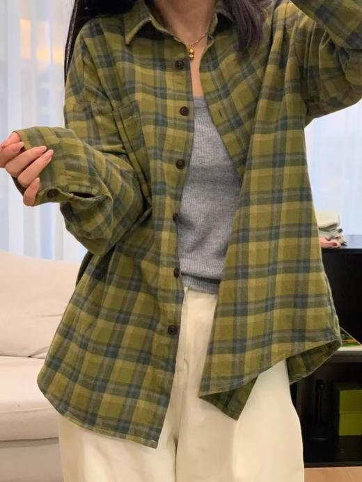 小清新衬衫新款秋季外套小狗刺绣条纹防晒衬衫外套女春季新款衬衣内搭外穿薄外套早春季韩系休闲内搭韩系衬衣 商品图5