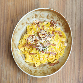 南瓜培根面（自制手工面）（11:00开始制作）