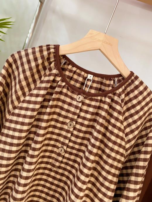 松植屋秋冬情侣款《尘暮》加厚磨毛睡衣套装家居服男女款 商品图8