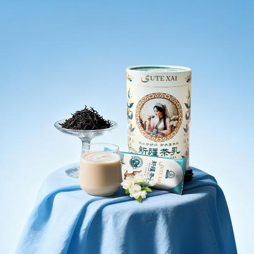 【200g罐装】花毡姑娘新疆茶乳   轻咸原味/草原米香/甜润玫瑰/清甜茉莉/金茯茶香 商品图4