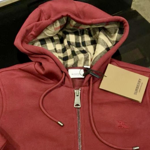 Bur秋冬连帽开衫双层卫衣！暗红 深蓝 黑色和灰色。 自己备注号码颜色。 商品图6