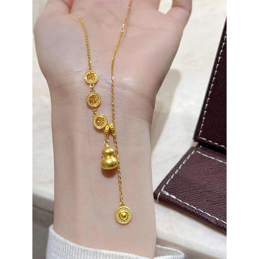 金色葫芦吊坠项链-纪念日百货门店同款166144590 商品图3