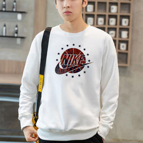 耐克圆领纯棉毛圈卫衣