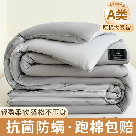 【A类母婴原棉大豆纤维被子】加厚保暖子母被 冬被芯学生春秋棉被抗jun 商品图9