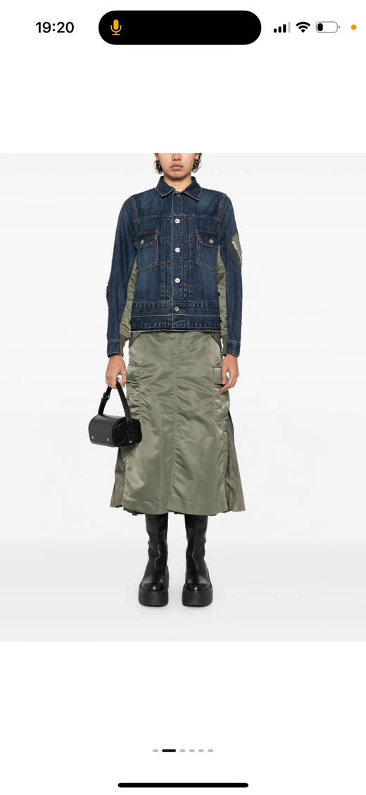 Sacai 拼接设计 牛仔拼接。 自己备注号码 商品图4