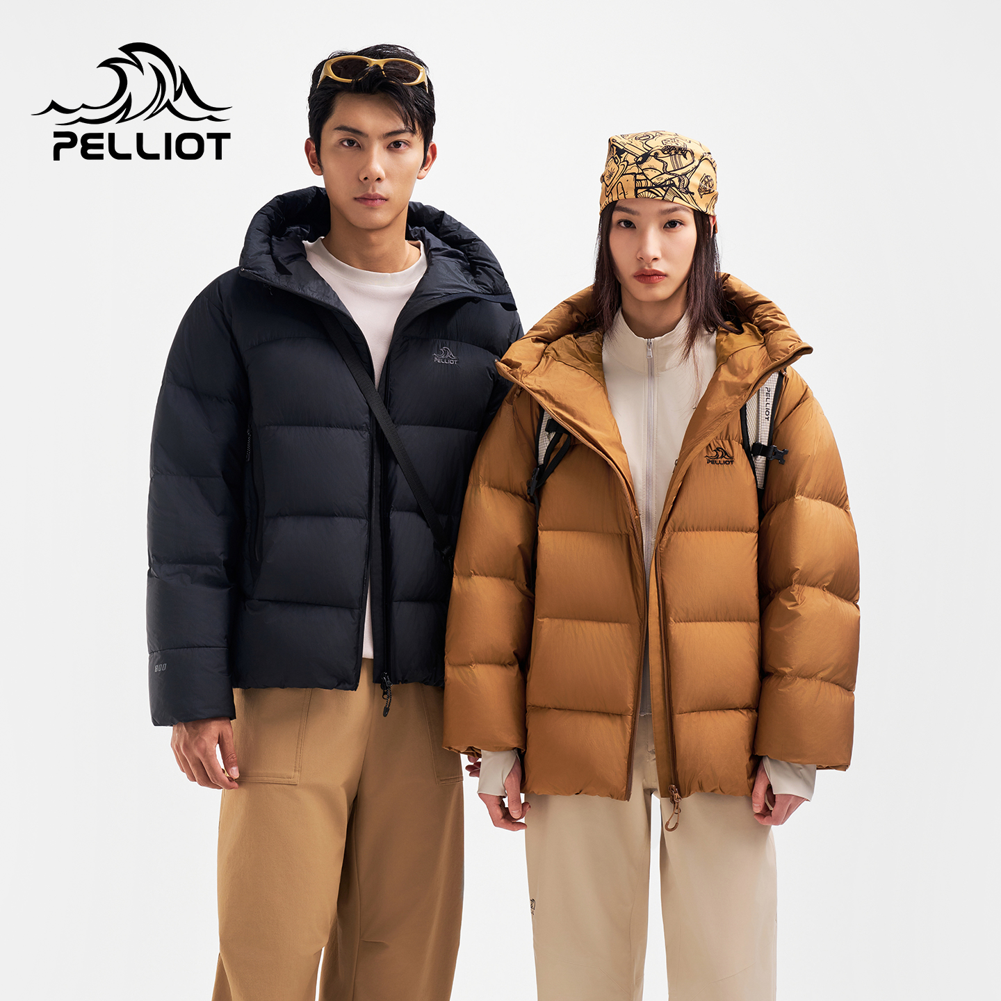 【山系】伯希和户外800蓬羽绒服女25新款男时尚保暖鹅绒宽松外套