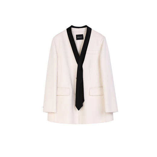 NEELLY纳俪商场同款冬季新款气质通勤一手长双面呢大衣女羊毛外套N25104N04513 商品图3