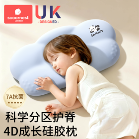 科巢婴儿童枕头记忆棉亲水棉1-3-6岁以上宝宝枕头四季通用可水洗
