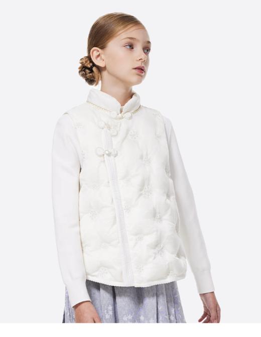 【春上新】8楼LYNN&MILO琳麦罗 亲子装 女童2025新款秋冬季羽绒服马甲洋气中式国风背心 商品图5